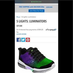 Skechers S Lights - Luminators - red blue green
